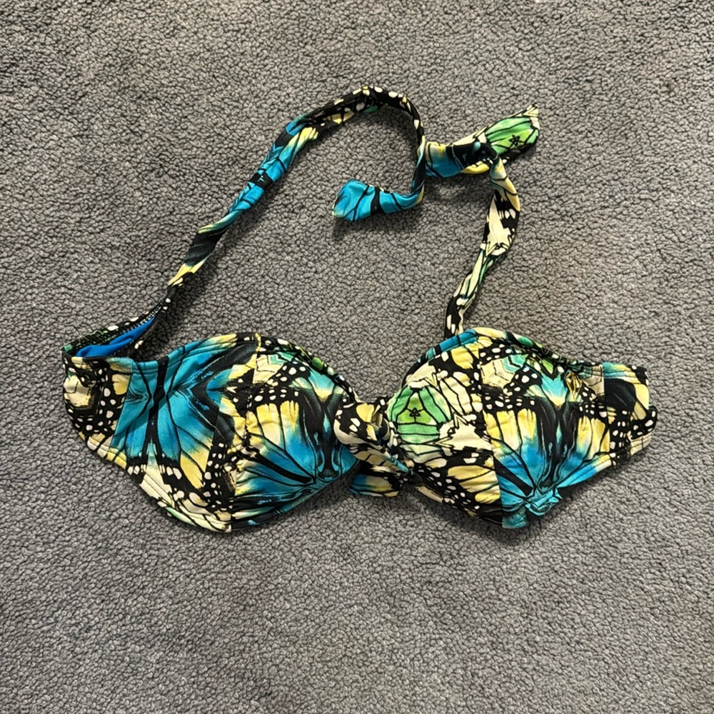 Volcom strapless bikini top